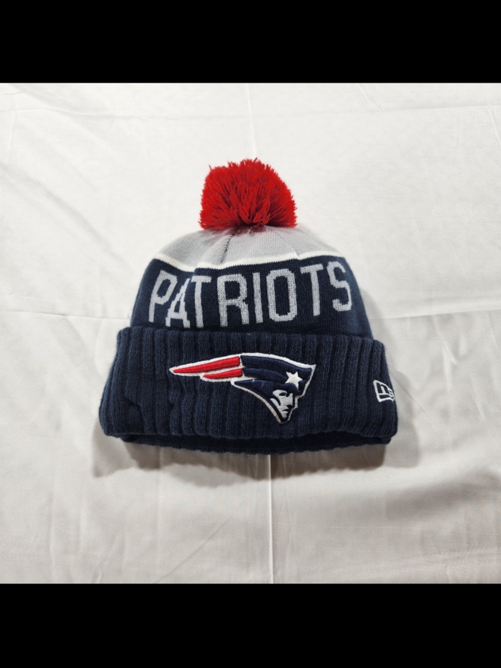 New Era NFL Knit Beanie - Navy & Gray